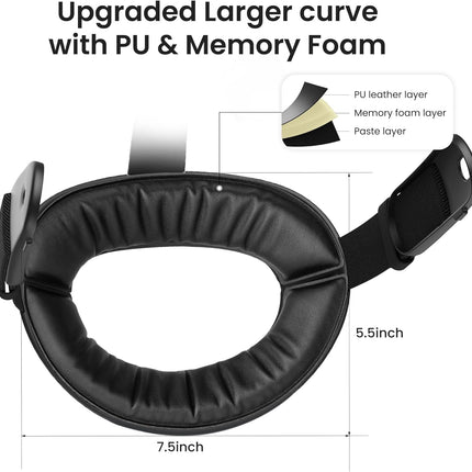 K4 Flex Comfort Lite Adjustable VR Head Strap for 3/3S Headsets