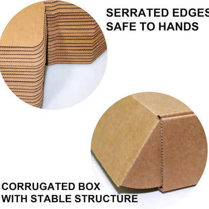 9x6x2 Inch Brown Corrugated Shipping Boxes, 20-Pack