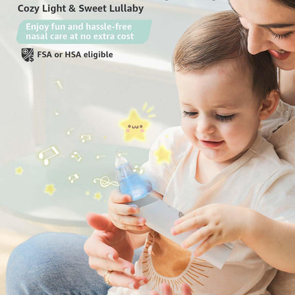 Electric Baby Nasal Aspirator with Music and Light Soothing
