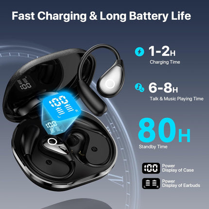 AI Real-Time Translation Earbuds with Bluetooth 5.4