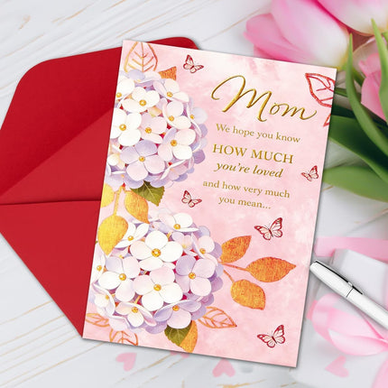 Happy Mother's Day Floral Appreciation Card for Mom