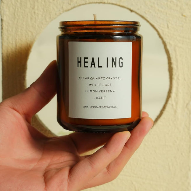Healing Energy Candle for Soothing Aromatherapy