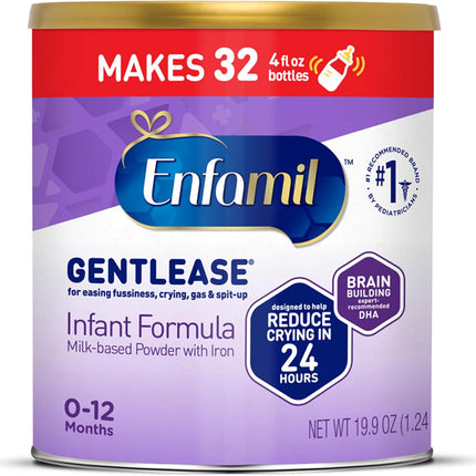 Gentle Easy-to-Digest Infant Formula Powder with DHA, 19.9 oz Can