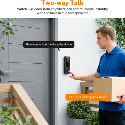 SourcetoHome 1080P Wireless Dome Surveillance Camera, Indoor Outdoor, AI Human Detection, 2-Way Audio, Night Vision, WiFi Home Surveillance, Cloud Storage - General - detail view 4