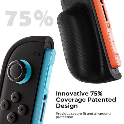 P2 Dockable Split Protective Case with Grips, Kickstand, Magnetic Ring & 12-Card Travel Cover