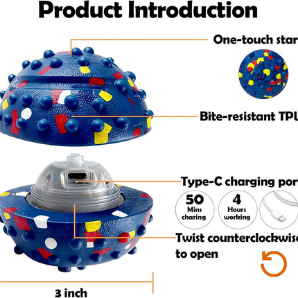 PawHaven RefugioPata Interactive Dog toys, Smart Dog ball, E-TPU Material Automatic Moving — Pet Supplies