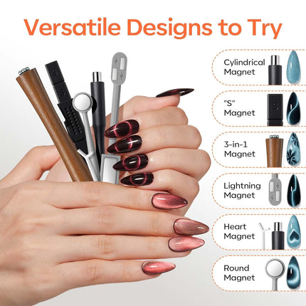 Cat Eye Magnet Set for Gel Nail Art