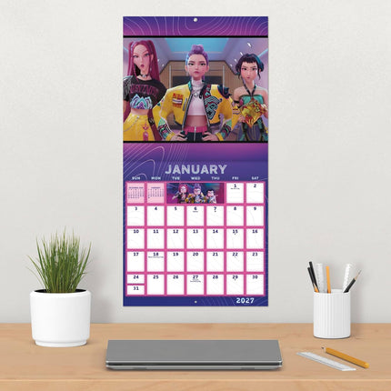 2027 Kpop Demon Hunters Wall Calendar