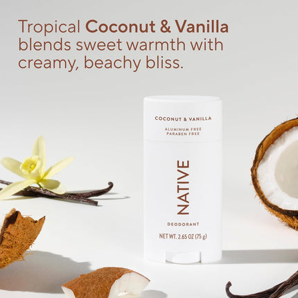 Natural Deodorant Coconut Vanilla - formula