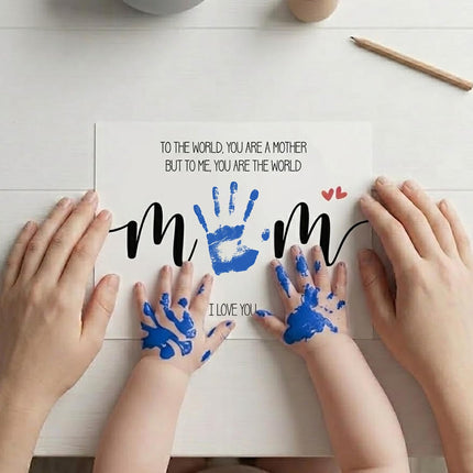 Mother's Day DIY Flower Handprint Keepsake Kit, Pack of 4