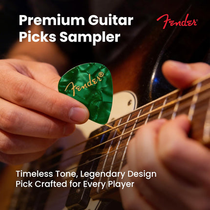 Premium Picks Sampler - 12 Pack with Thin, Medium & Heavy Gauges