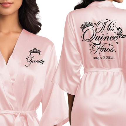 SourceToHome FuenteACasa Mis Quince Anos Robes, Pretty Quinceañera Robes, Mama de la Quince — Home & Lifestyle