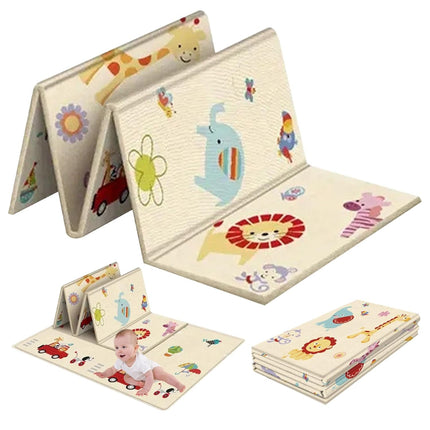 Baby Play Mat 71x40 Foldable Two-Sided PE Foam Pad