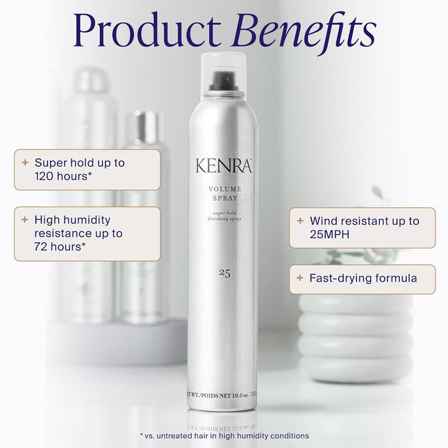 Volume Spray 25 Super Hold Finishing Hairspray, 10 oz