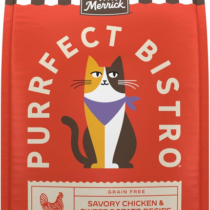 PawHaven RefugioPata Merrick Purrfect Bistro Grain Free Chicken and Sweet Potato Recipe Natural — Pet Supplies