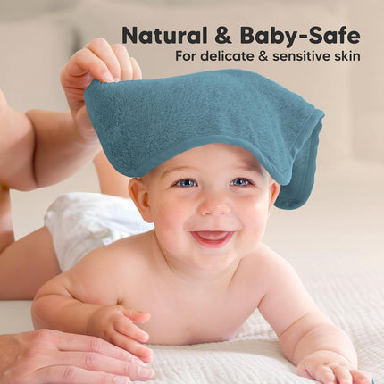 6-Pack Soft Viscose from Bamboo Baby Washcloths