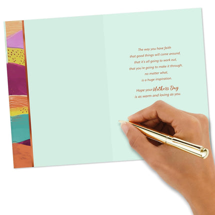 Mother's Day Card for Mom - You're Sunshine Colorful Abstract Landscape