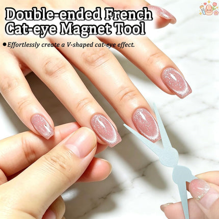 New Ring-Shaped Cat Eye Magnet for Nails, Hollow Cat Eye Magnet — Pet Supplies