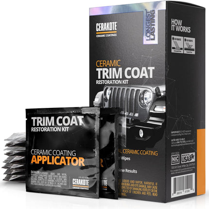 Ceramic Trim Coat Kit - Quick Plastic Trim Restorer