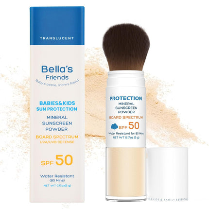 Kids SPF 50 Brush-On Zinc Oxide Powder Sunscreen