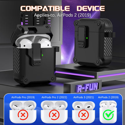 2019 Earbud Case with Lock, Cleaning Kit & Keychain