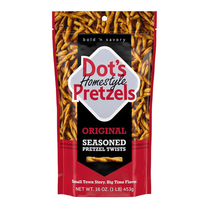 Original Seasoned Pretzel Twist Snack, 16 oz Grocery-Sized Bag