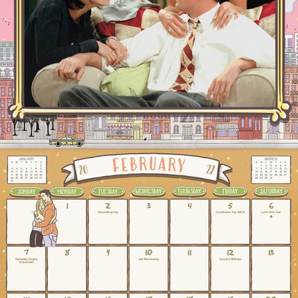 2027 Friends Wall Calendar
