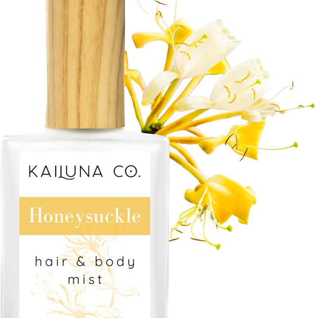 Honeysuckle Natural Hair & Body Mist Spray, Alcohol-Free, 0.5 fl oz