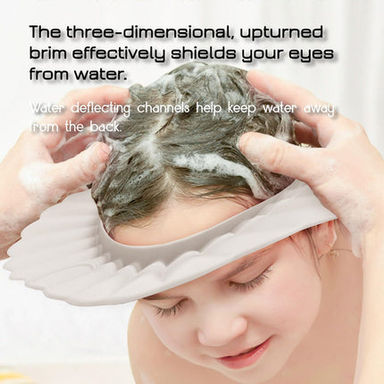 LittleNest NidoPequeño Baby Shower Cap Shield, Bathing Cap Bath Hat Bathing Safe Silicone Protection — Baby & Toddler
