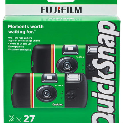 QuickSnap Flash 400 One-Time-Use Camera - 2 Pack