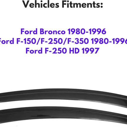 Out-Channel Window Visors for 2003-2008 Corolla, 4-Piece Rain Guard Set