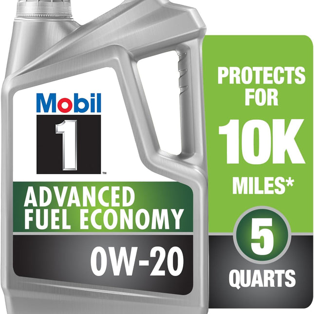 Advanced Fuel Economy Full Synthetic Motor Oil 0W-20, 5 Quart
