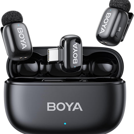 Mini 2 Wireless Lavalier Microphones with AI Noise Cancellation