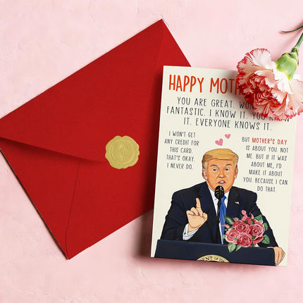 SourceToHome FuenteACasa Funny Mothers Day Card, Humor Mothers Day Gifts for Mom from Daughter Son — Home & Lifestyle