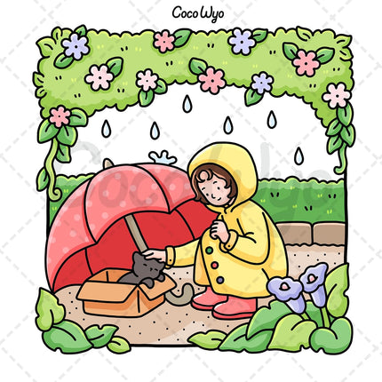 Cozy Daily Activities Coloring Book for Adults and Teens