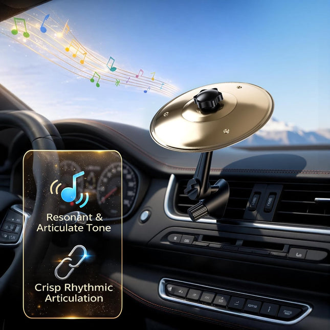 Gold Mini Car Cymbal Air Vent Decoration