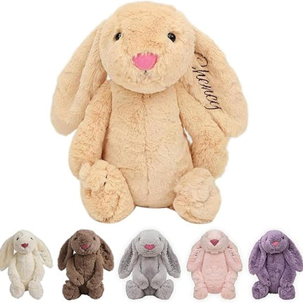 Personalized Embroidered Plush Bunny with Child's Name