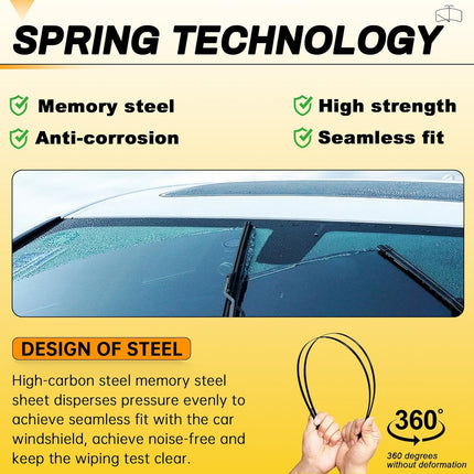26" and 16" All-Season Windshield Wiper Blades, Pack of 2