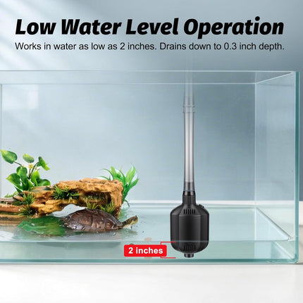 PawHaven RefugioPata Hygger 5 in 1 Electric Aquarium Gravel Cleaner, 360GPH Automatic Fish Tank — Pet Supplies