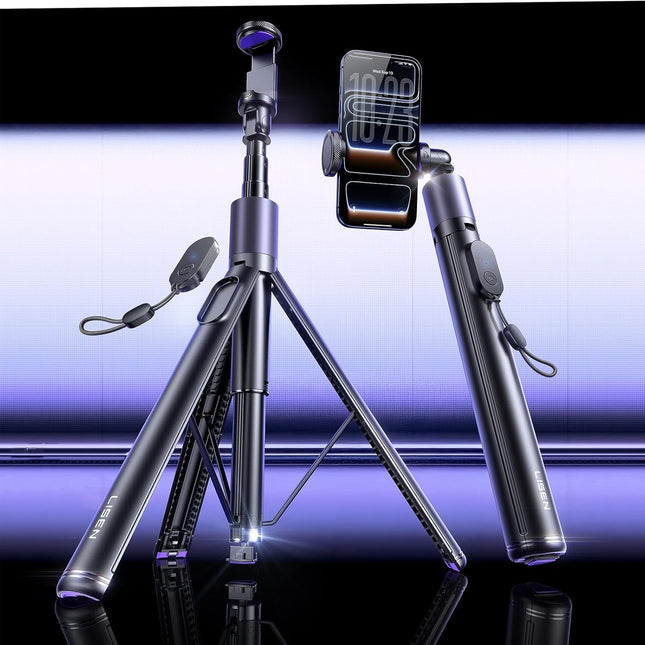 67-Inch Phone Tripod Selfie Stick with Remote