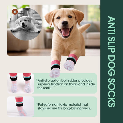 Anti-Slip Dog Socks to Help Prevent Paw Licking