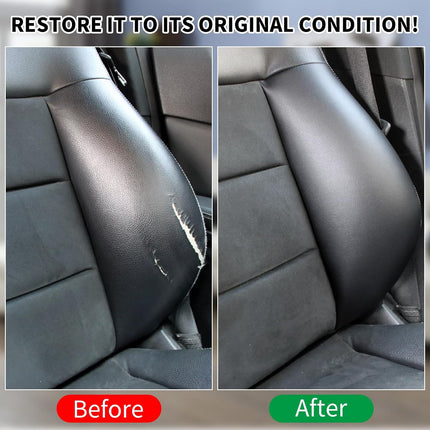 Black Leather Recoloring Balm for Furniture and Car Interiors