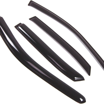Dark Smoke Outside-Mount Window Visor Deflector Rain Guard Set for 2001-2004 Avalon Sedan