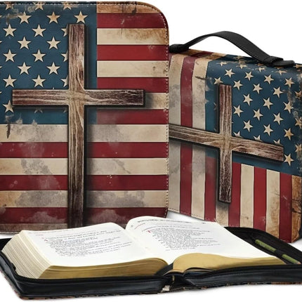 SourceToHome FuenteACasa Talayituse Bible Cover for Women and Men - PU Leather Case — Home & Lifestyle