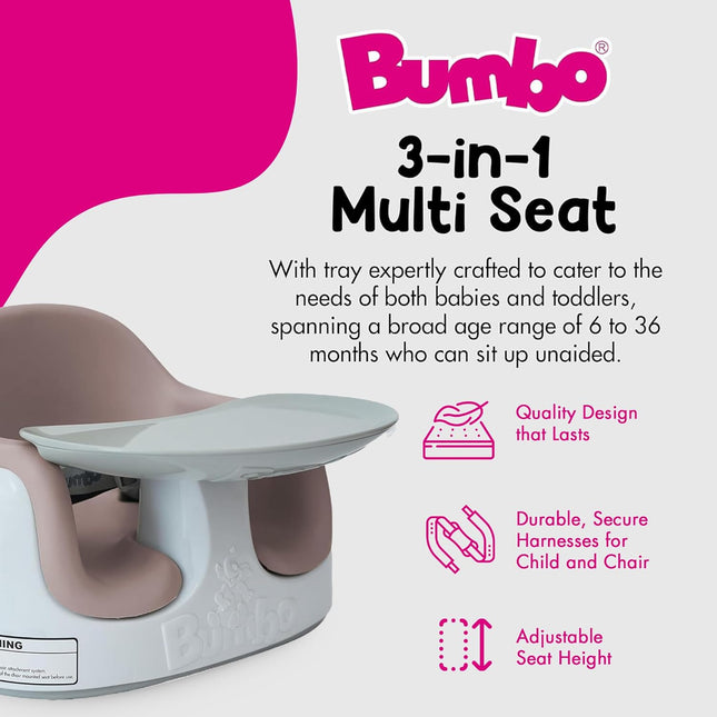 3-in-1 Multi Seat Baby & Toddler Non-Slip Chair with Activity Tray, Sonoran Rose