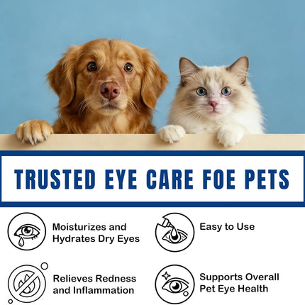GlowEssence EsenciaLuz Pet Eye Cream for Dogs, Cats, Cattle, Horses, Sheep, Birds, 3.5g/0.125oz — Beauty & Self-Care