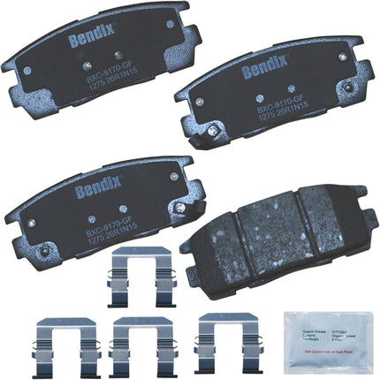 Ceramic Rear Brake Pads for Select Chevrolet, GMC, Pontiac, Saturn, and Suzuki SUVs