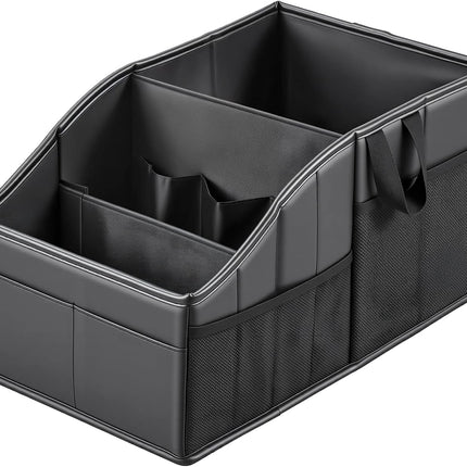 Sturdy Leather Car Backseat Organizer