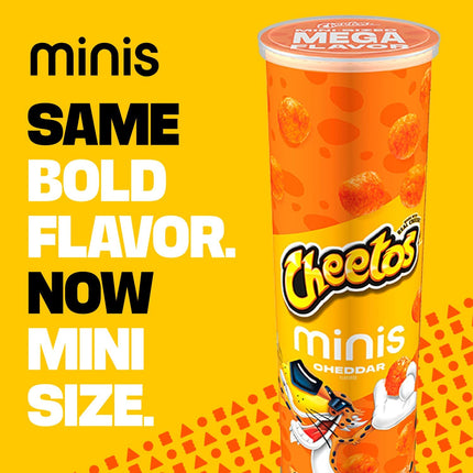 Minis Cheddar Puffed Snack, 3.625 Oz