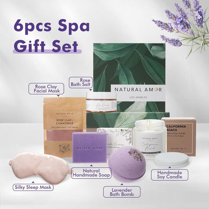 6-Piece Self Care Spa Gift Set for Women